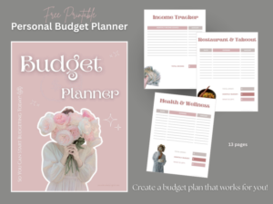 Budget template planner for free