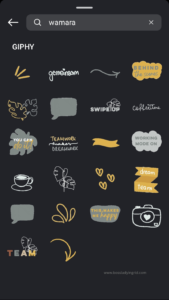 Giphy and GIF for your Instagram stories