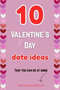 Pinterest Valentines Day date ideas at home