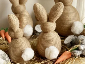 beige bunnies crafts