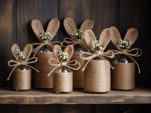 jute easter bunny