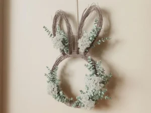 minimal wall easter art craft