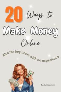 20 ways to make money from home as a beginner