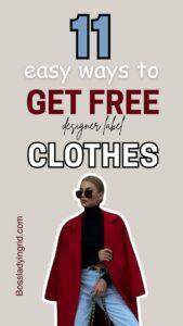 ways to get free clothing online