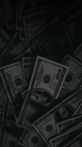 This black money wallpaper combines a classy dark style with a powerful wealth mindset vibe. A beautiful choice if you love a modern, confident, and successful bosslady!