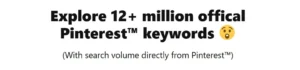 keyword tool pinterest pinclicks