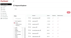 keyword finder for pinterest
