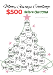 Saving money $500 before Christmas